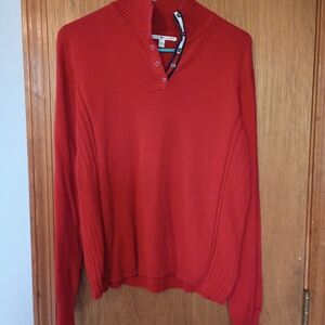 Tommy Hilfiger Vibrant Red Knit Sweater